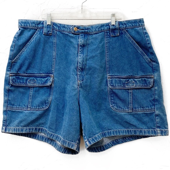 denim cargo shorts womens